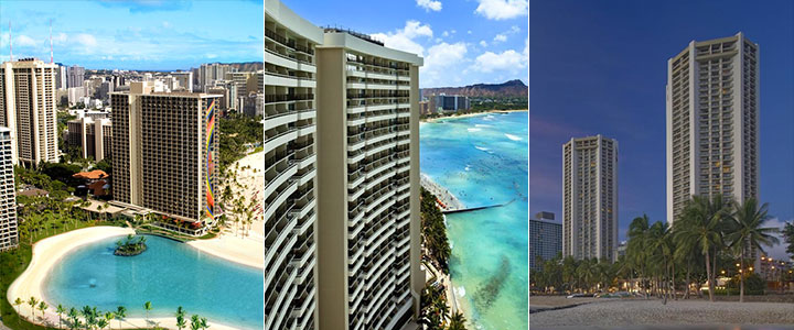 今大人気の「デラックスホテルTOP3に泊る」ハワイ旅行 