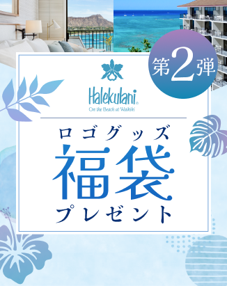 「ハレクラニ」ロゴグッズ福袋プレゼント